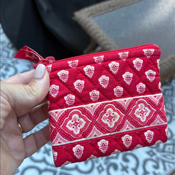 Vera Bradley Nantucket Red coin purse - Picture 6 of 8